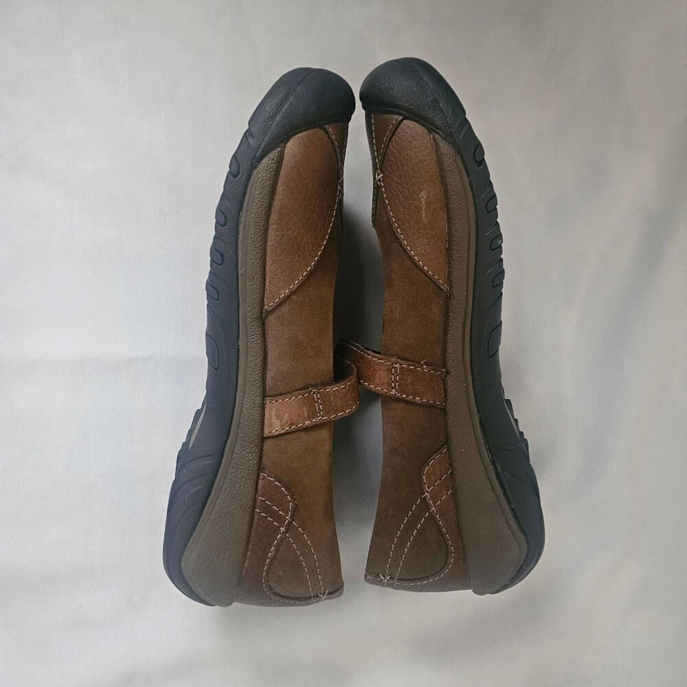Keen Presidio Comfort Hiking Mary Jane Shoes Brown/Black Women's Size US 8.5 - Picture 7 of 9